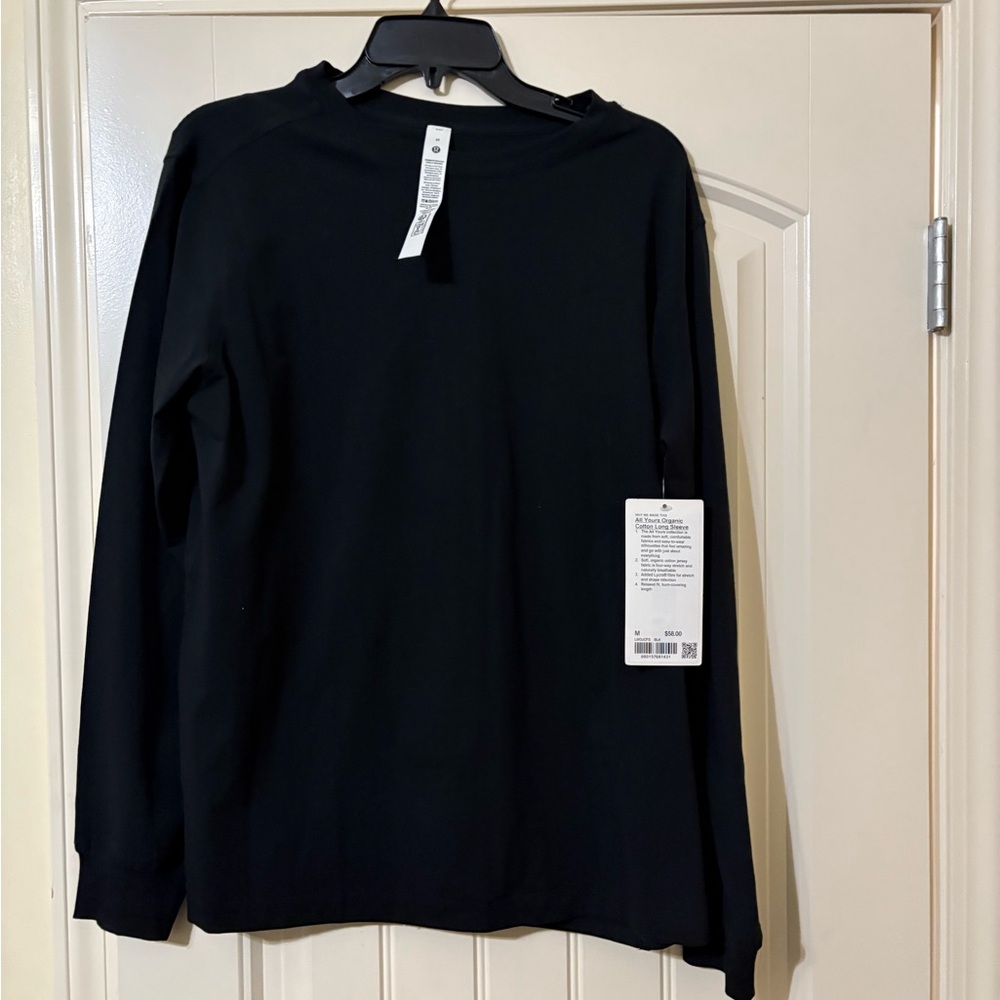 Lululemon Athletica Black Crew Neck Shirt